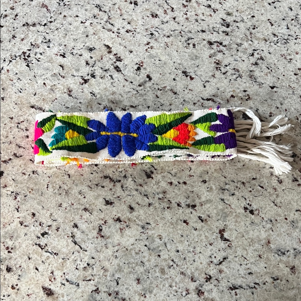 Floral Embroidered Belt